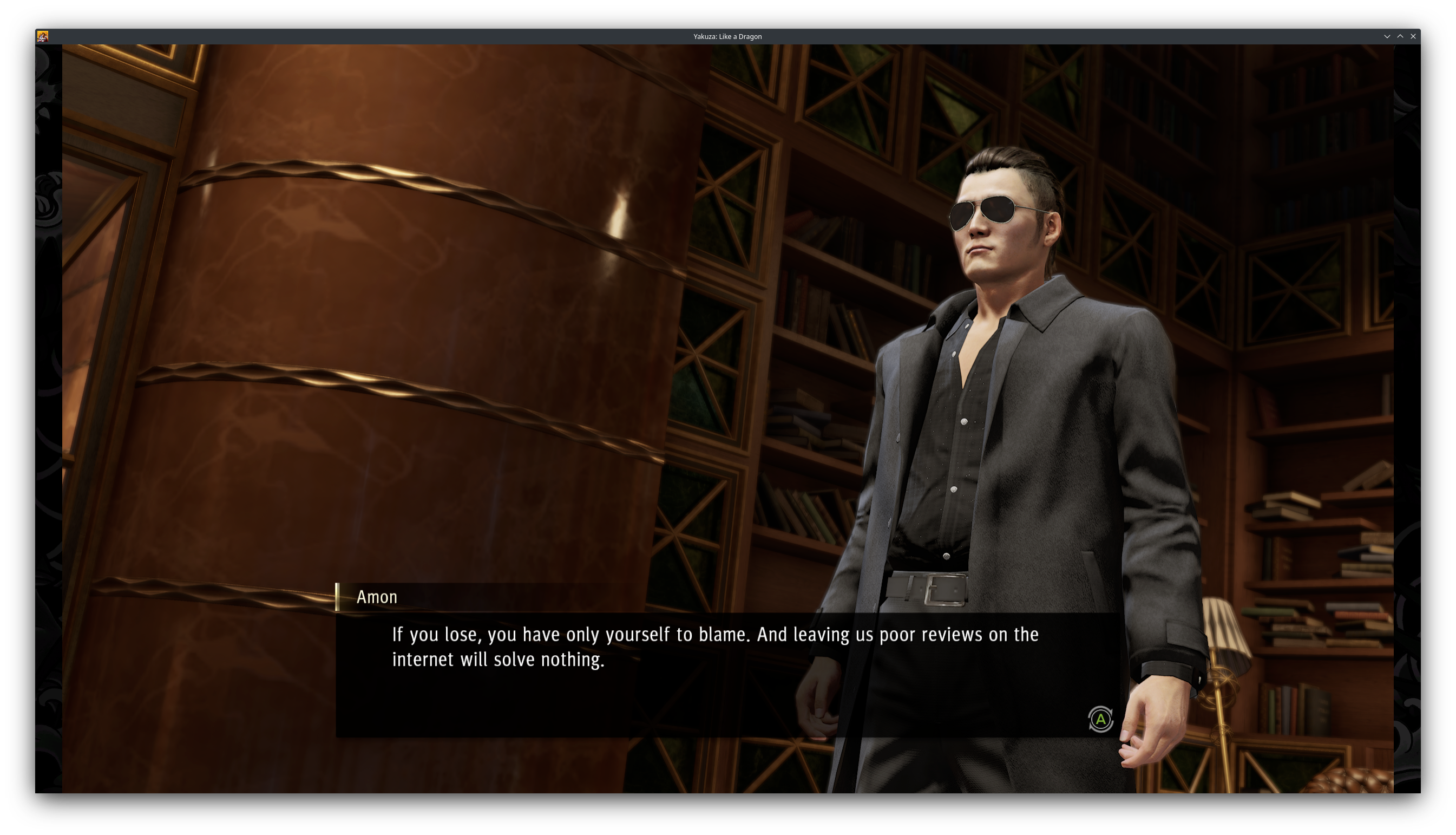 Yakuza 7 Amon Taunt